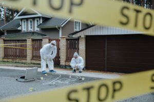 homicide investigation vehicle fire